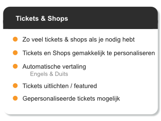 Tickets Shops